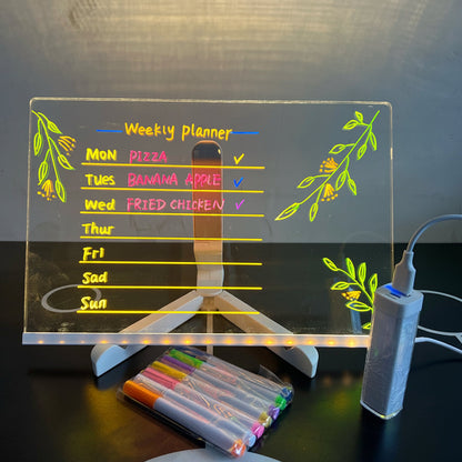 Colorful Kids LED Light Up Drawing Pad