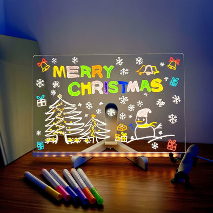 Colorful Kids LED Light Up Drawing Pad