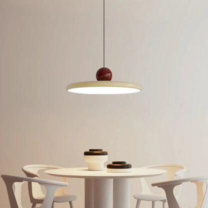 Soft White Glass Pendant Lamp With Modern LED Style