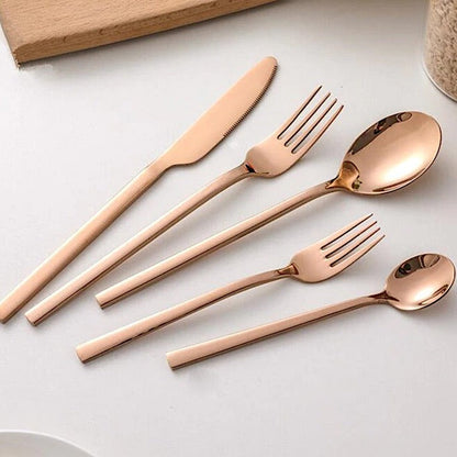 Premium 30pc Stainless Steel Flatware Set for 6