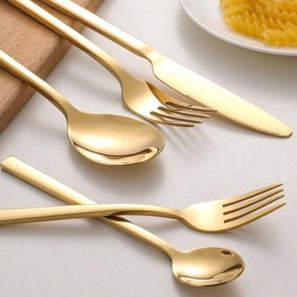 Premium 30pc Stainless Steel Flatware Set for 6
