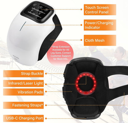 Advanced Knee Massager with Heat Therapy Relief