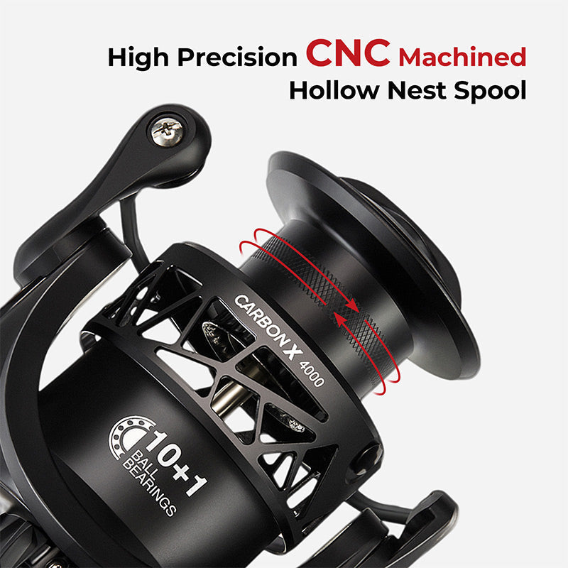 Ultra Light Carbon Fiber Spinning Fishing Reel