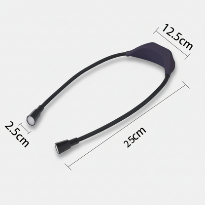 Portable LED Book Light Rechargeable Clamp Free Design