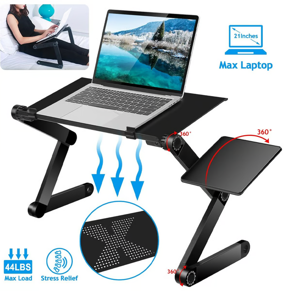 Portable Folding Laptop Desk Stand for Home Office Use