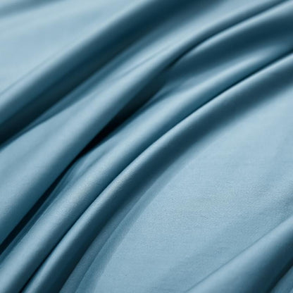 Soft Pastel Blue Luxury Duvet Cover Set