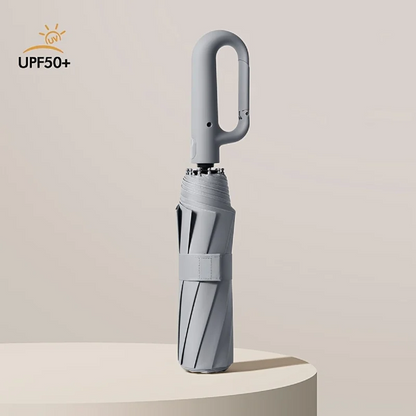 Compact Windproof Umbrella With Secure Grip Handle