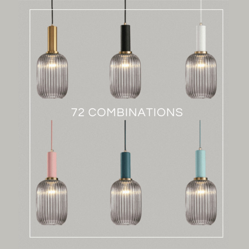 Sleek Glass Drop Pendant Light for Home Decor