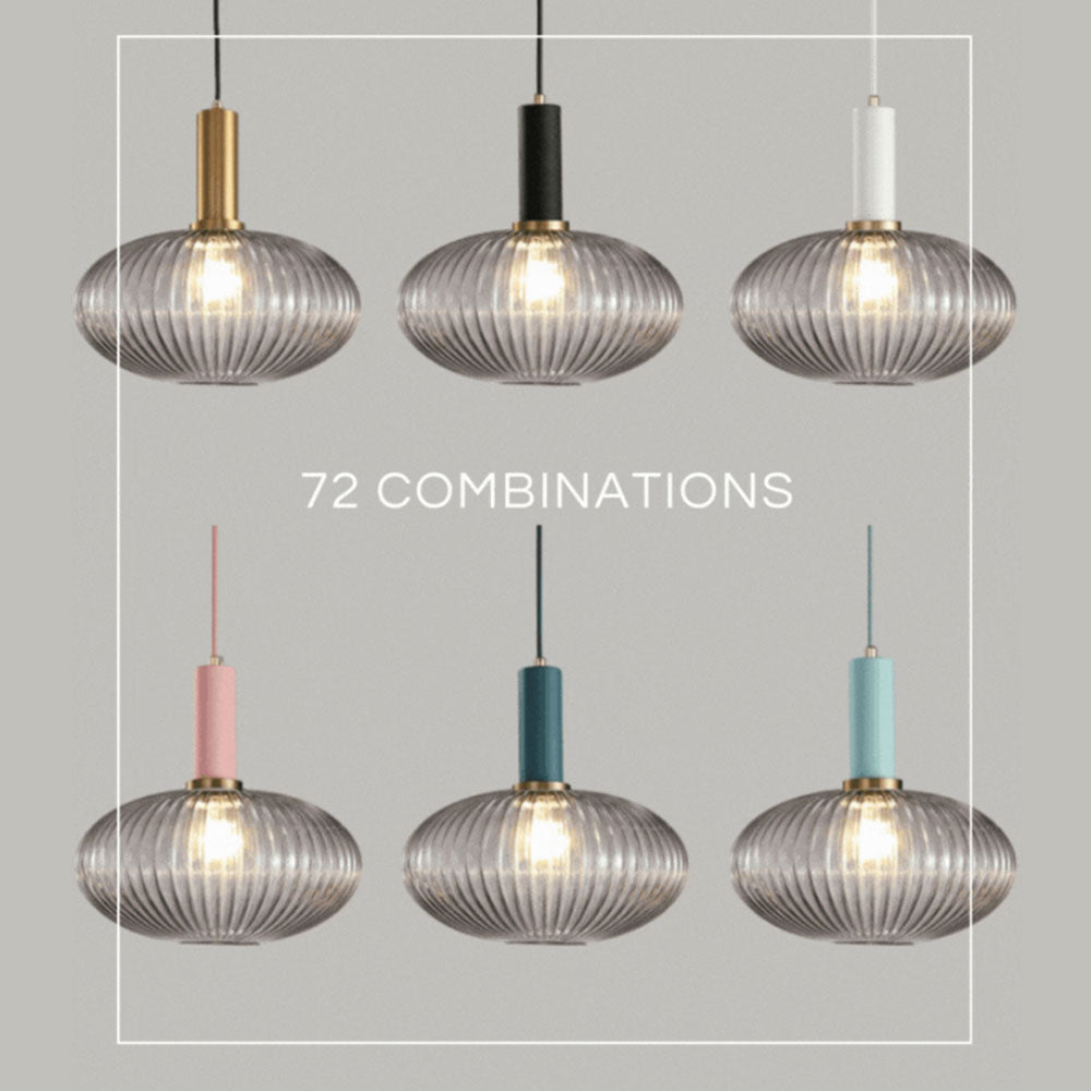 Sleek Glass Drop Pendant Light for Home Decor
