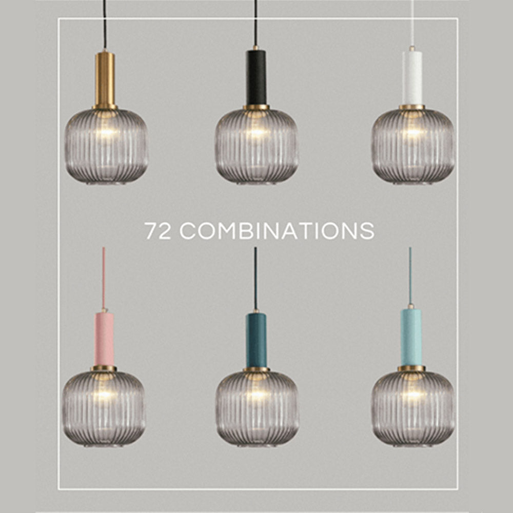 Sleek Glass Drop Pendant Light for Home Decor