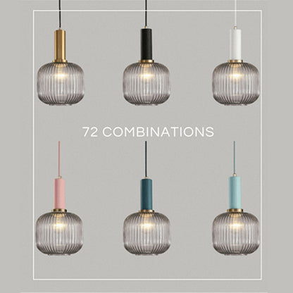 Sleek Glass Drop Pendant Light for Home Decor