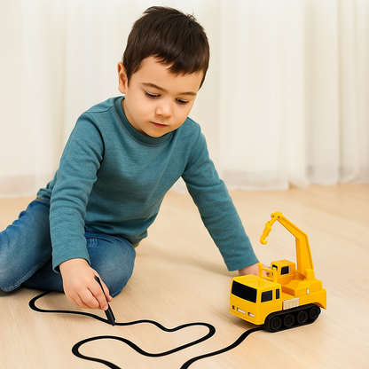 Fun Interactive Track Drawing Toy Car Set - Lusomart