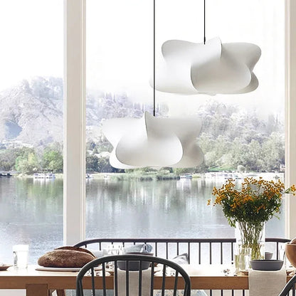 Elegant Asian Inspired Metal Hanging Lamp