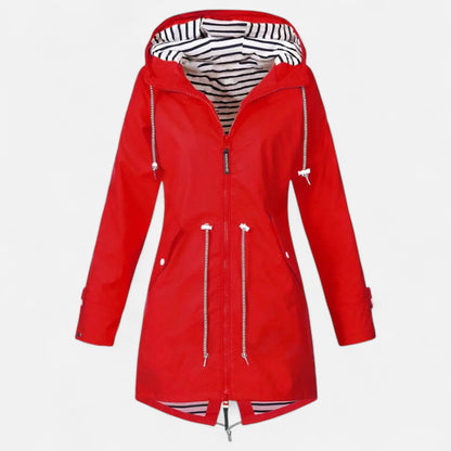 Waterproof Women's Breathable Hooded Rain Coat