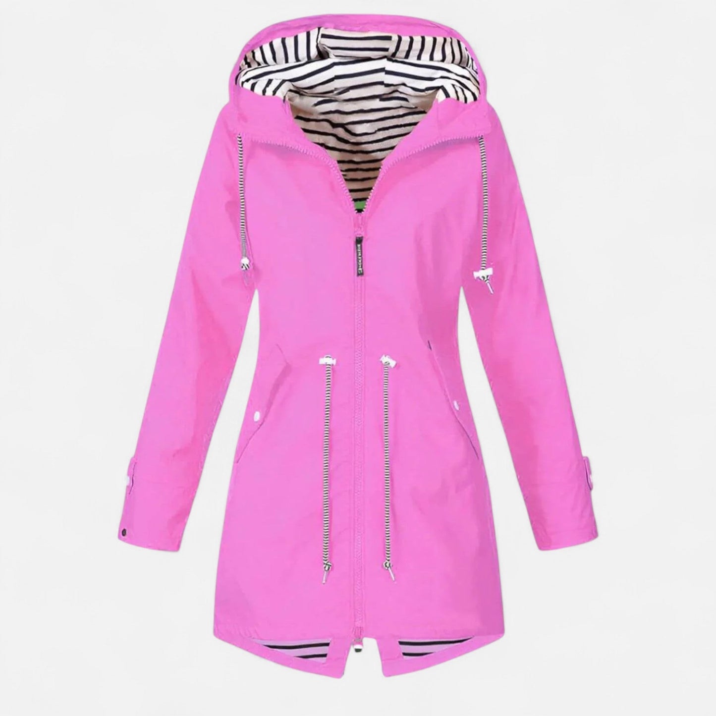 Waterproof Women's Breathable Hooded Rain Coat - Lusomart