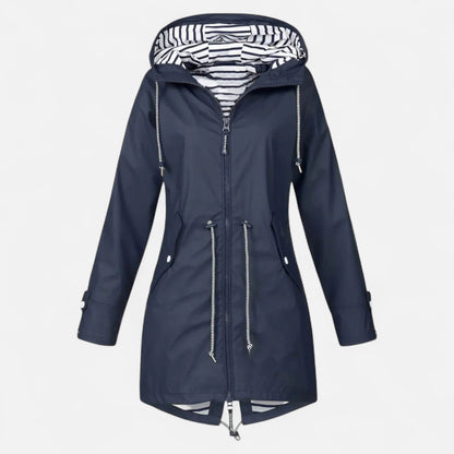 Waterproof Women's Breathable Hooded Rain Coat