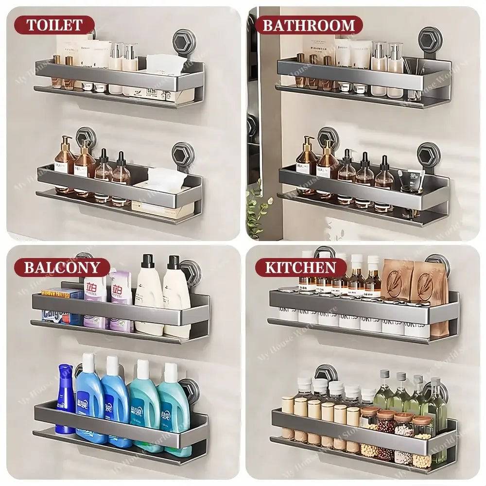 Sticky Kitchen Wall Mount Spice Organizer Rack
