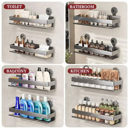 Sticky Kitchen Wall Mount Spice Organizer Rack