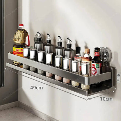 Sticky Kitchen Wall Mount Spice Organizer Rack