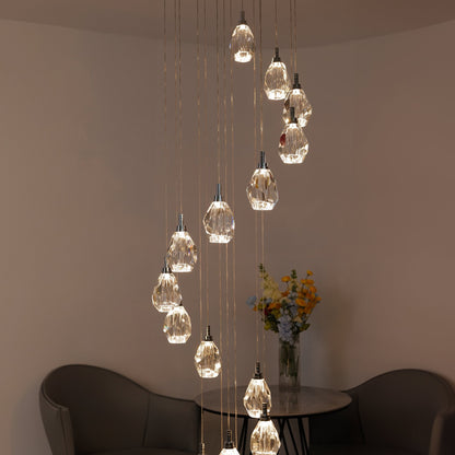 Elegant Crystal Drop Chandelier
