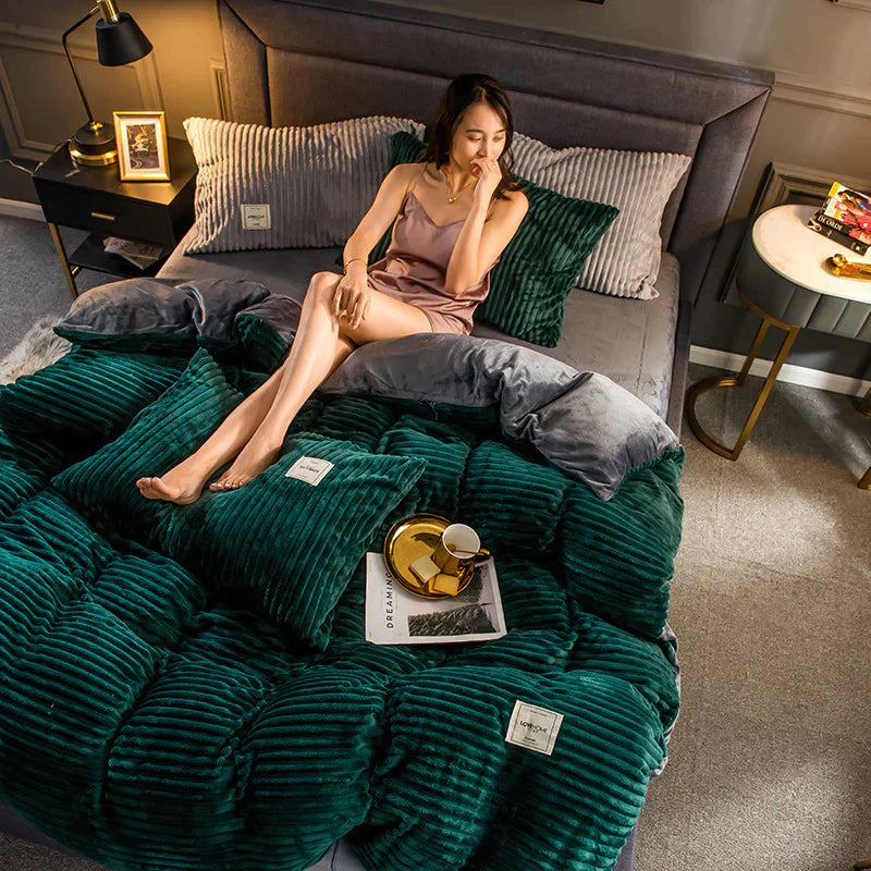 Plush Duvet Cover - Ultra Soft Bedding Set