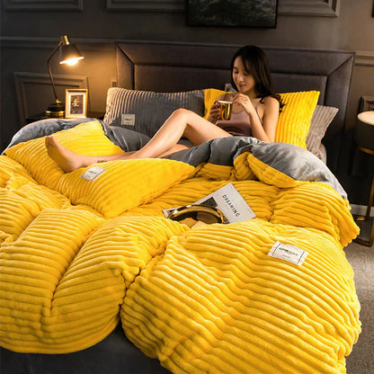 Plush Duvet Cover - Ultra Soft Bedding Set
