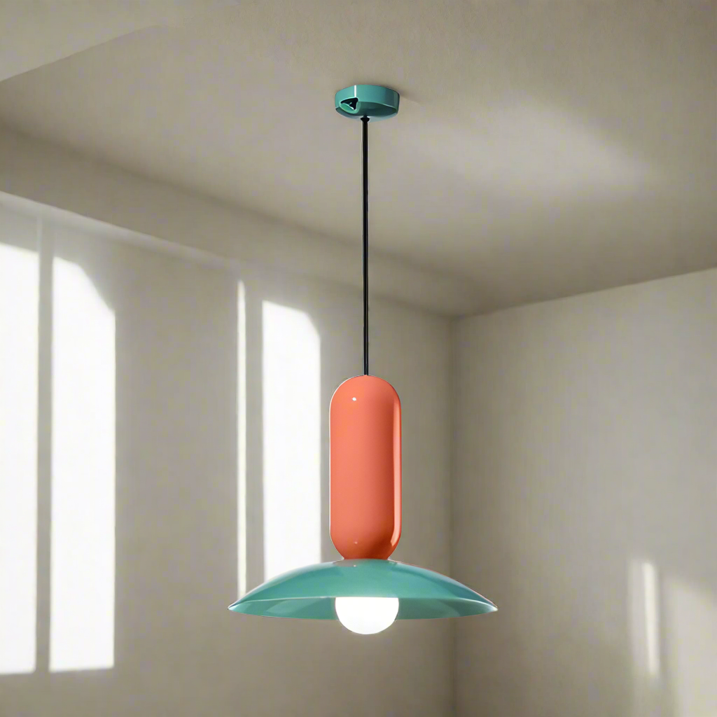 Colorful Round Hanging Kitchen Light Pendant - Lusomart