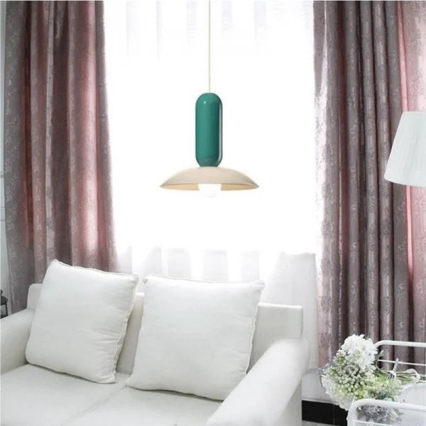 Colorful Round Hanging Kitchen Light Pendant