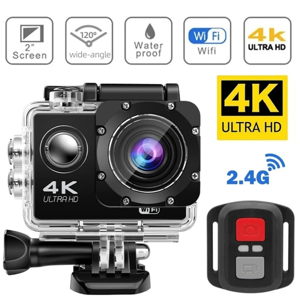 Ultra HD Waterproof Action Cam For Outdoor Adventures