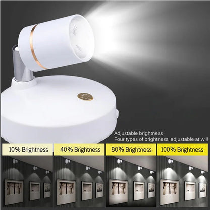 Bright Wireless LED Spotlight Dimmable Light