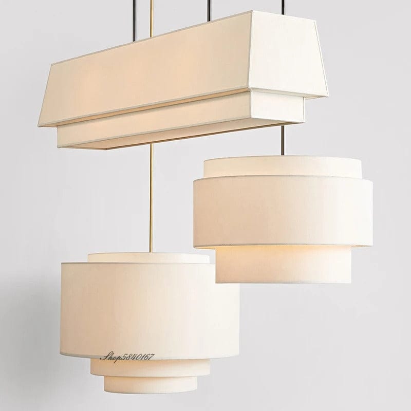 Stylish Fabric Hanging Light Fixture