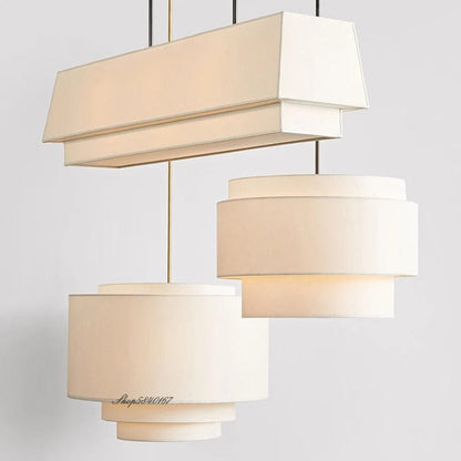 Stylish Fabric Hanging Light Fixture