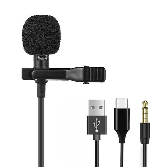 Compact Plug in Microphone for Laptop and Voice Calls - Lusomart