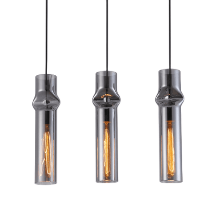 Smoky Glass Drop Pendant Lights