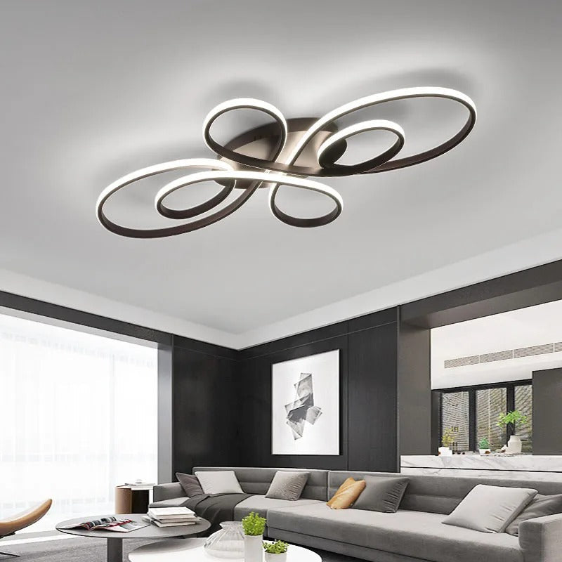 Bright Modern LED Ceiling Light With Dimmer Switch