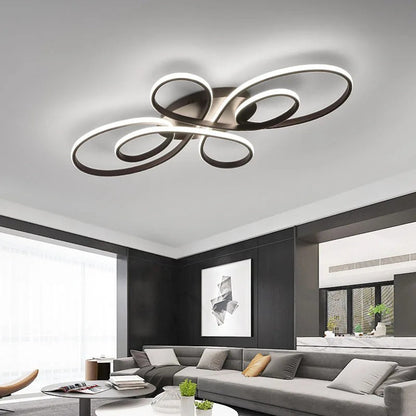 Bright Modern LED Ceiling Light With Dimmer Switch