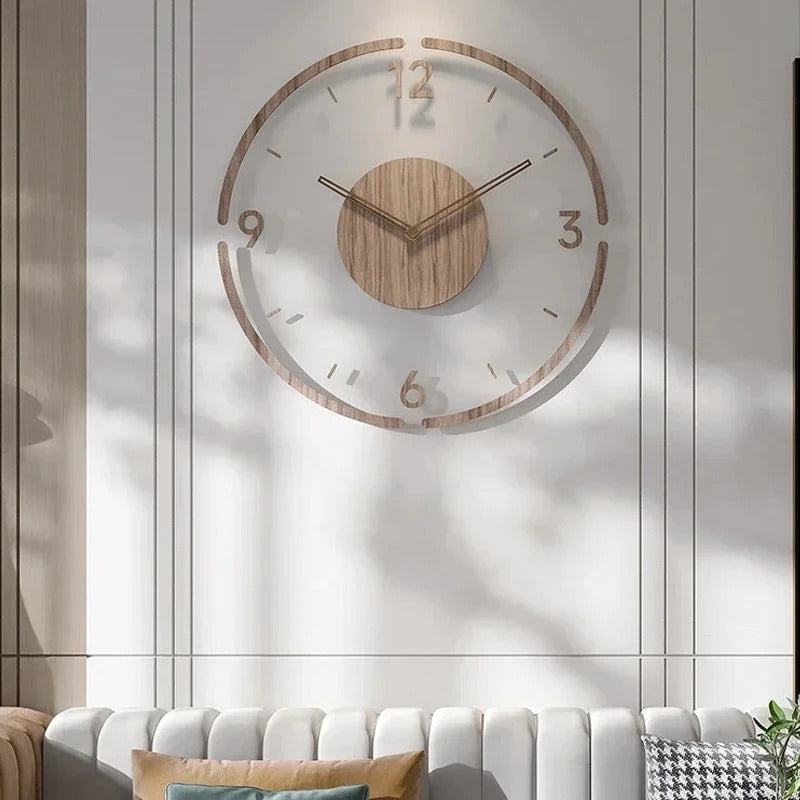 Simple Rustic Wood Wall Clock