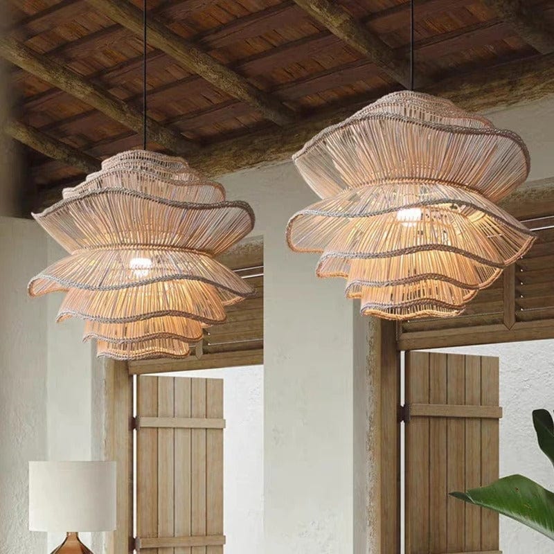 Natural Woven Pendant Light