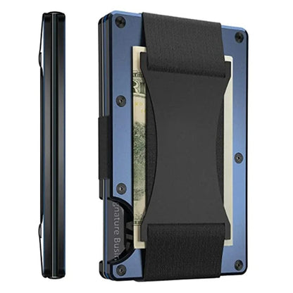 Slim Metal RFID Blocking Card Wallet - Lusomart