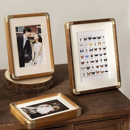 Rustic Wooden Desktop Picture Frame