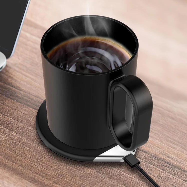 Warm Heated Mug with Wireless Phone Charger - Lusomart