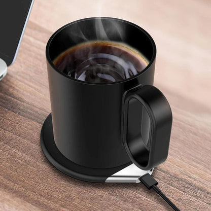 Warm Heated Mug with Wireless Phone Charger - Lusomart