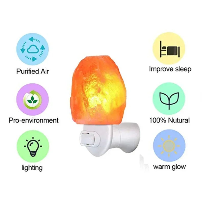 Natural Himalayan Salt Lamp for Bedroom Ambiance