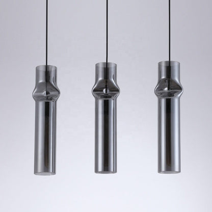 Smoky Glass Drop Pendant Lights
