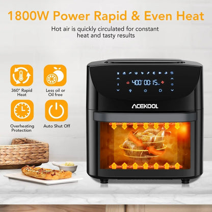 Space Saving 10-in-1 Digital Air Fryer Oven Combo