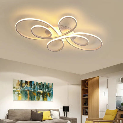 Bright Modern LED Ceiling Light With Dimmer Switch