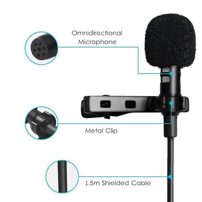 Compact Plug in Microphone for Laptop and Voice Calls