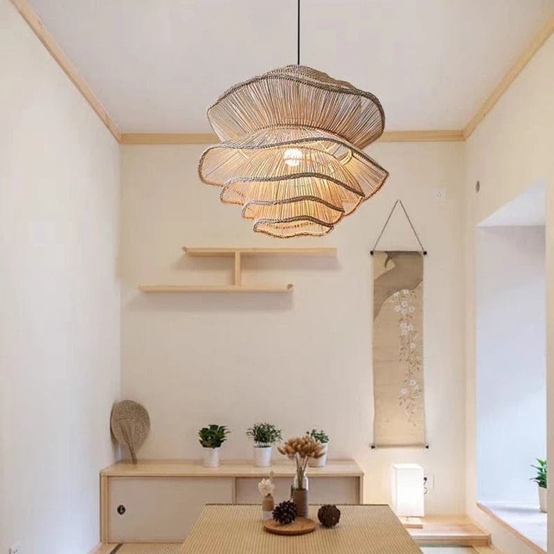 Natural Woven Pendant Light
