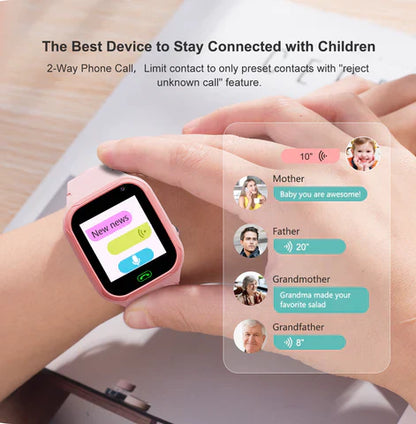 Kids GPS Tracker Watch with Live Location Monitoring