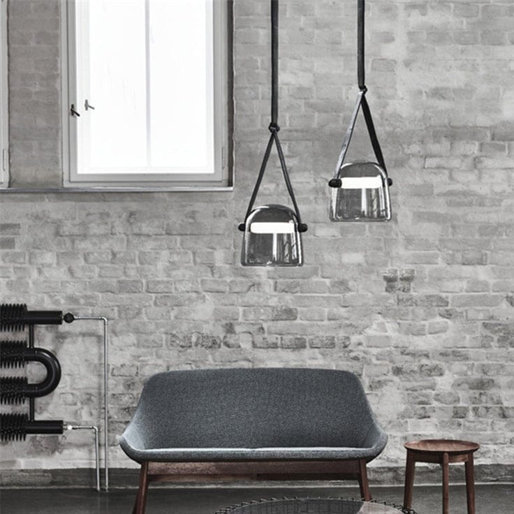 Sleek Glass Table Lamp